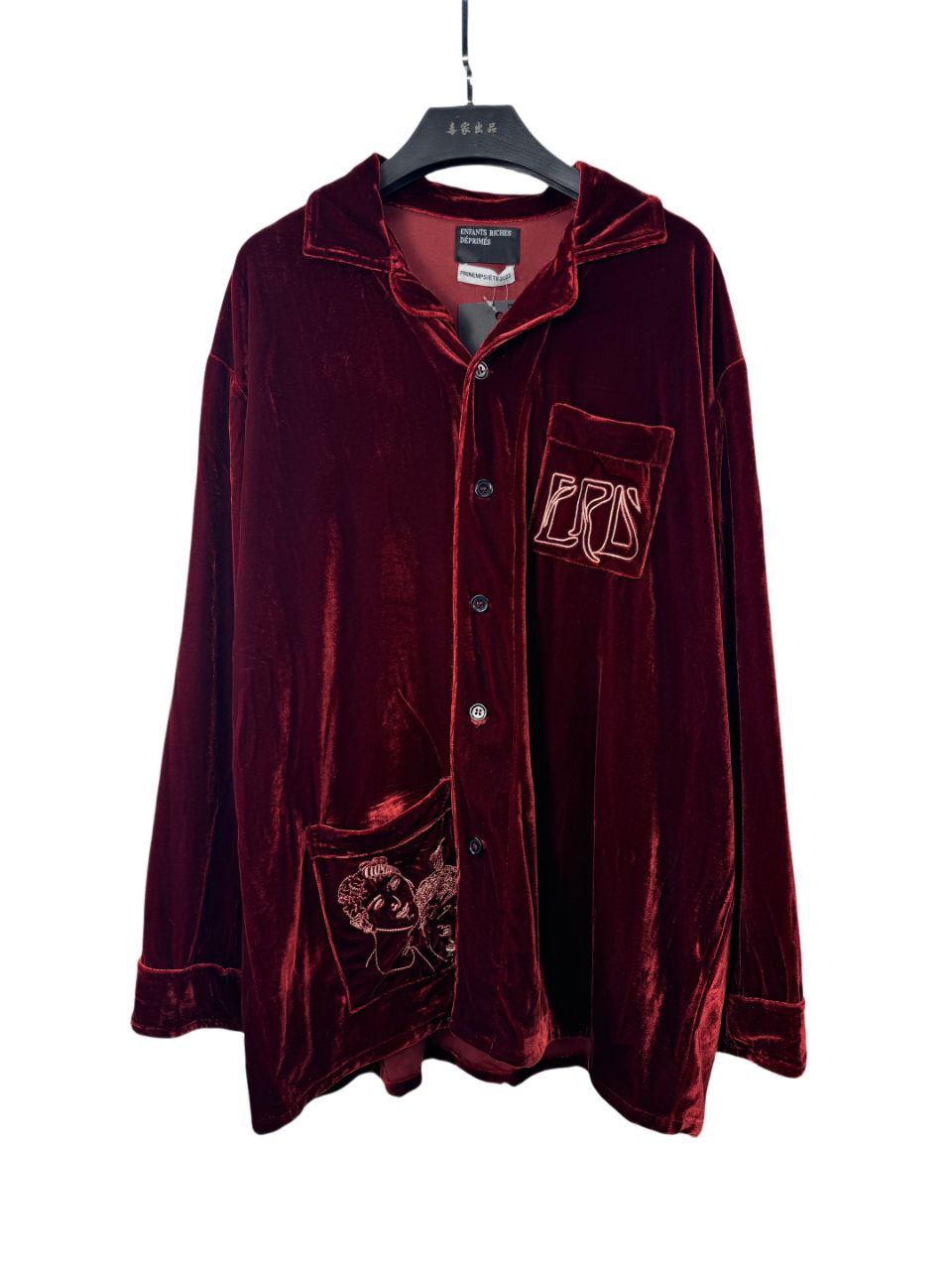ERD Velour Shirt Jacket