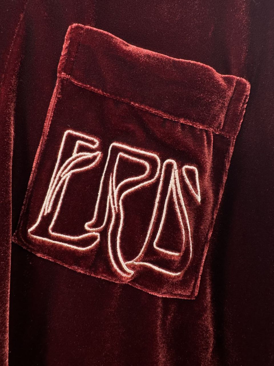 ERD Velour Shirt Jacket