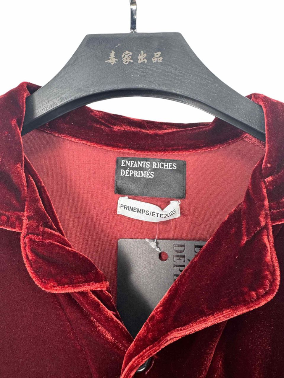 ERD Velour Shirt Jacket