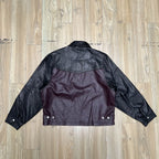 ERD Two Tone Western Leather Jacket