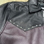 ERD Two Tone Western Leather Jacket