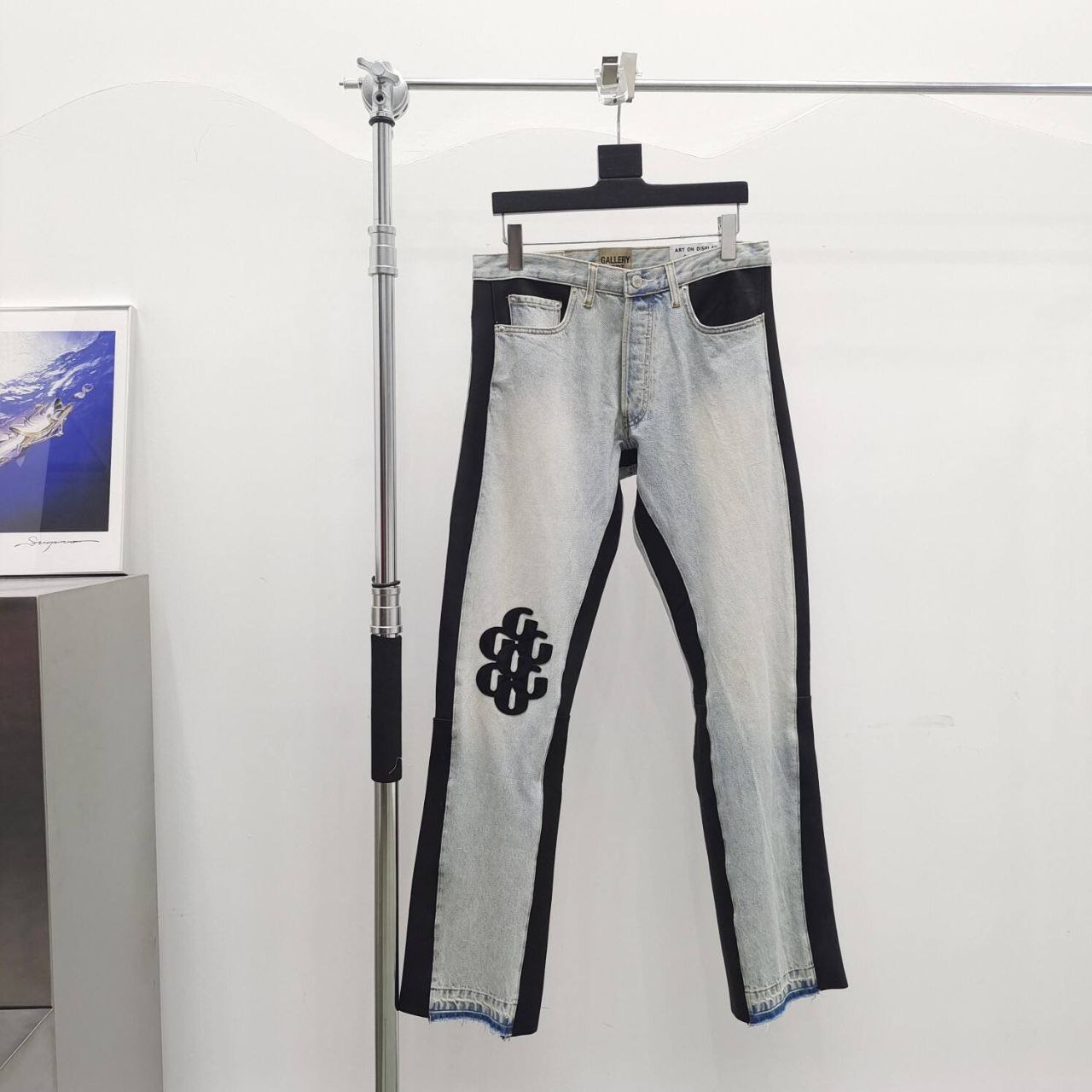 Gallery Dept Leather Flare Jeans