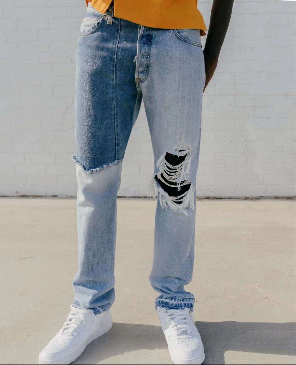 Gallery Dept Distressed Straight Jeans