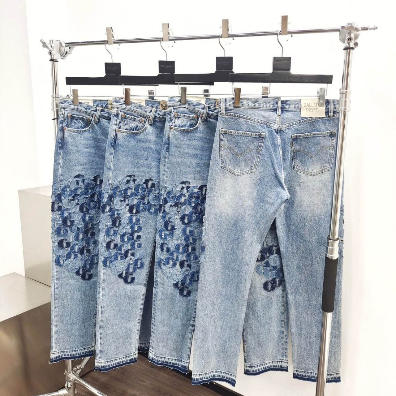 Gallery Dept Straight Patchy Jeans