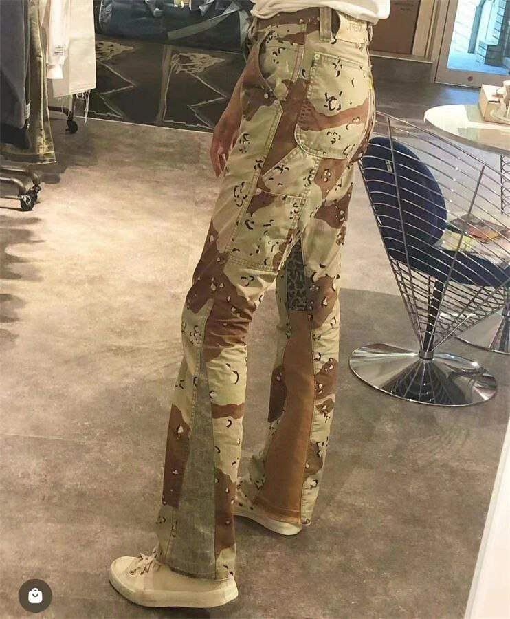 Gallery Dept Camo Flare Cargo Jeans