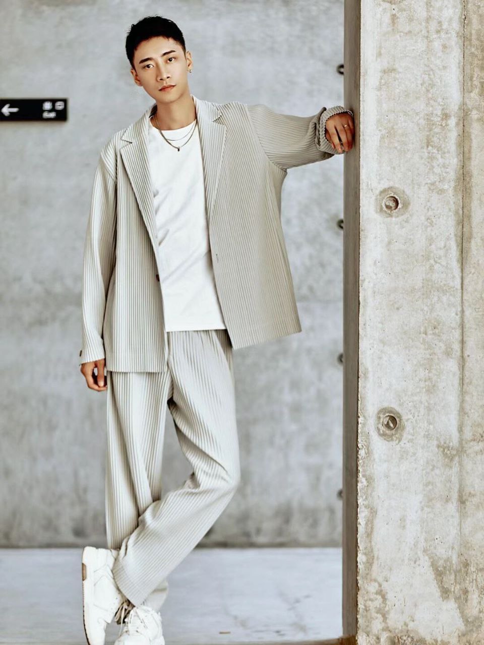 Issey Miyake Pleated Blazer