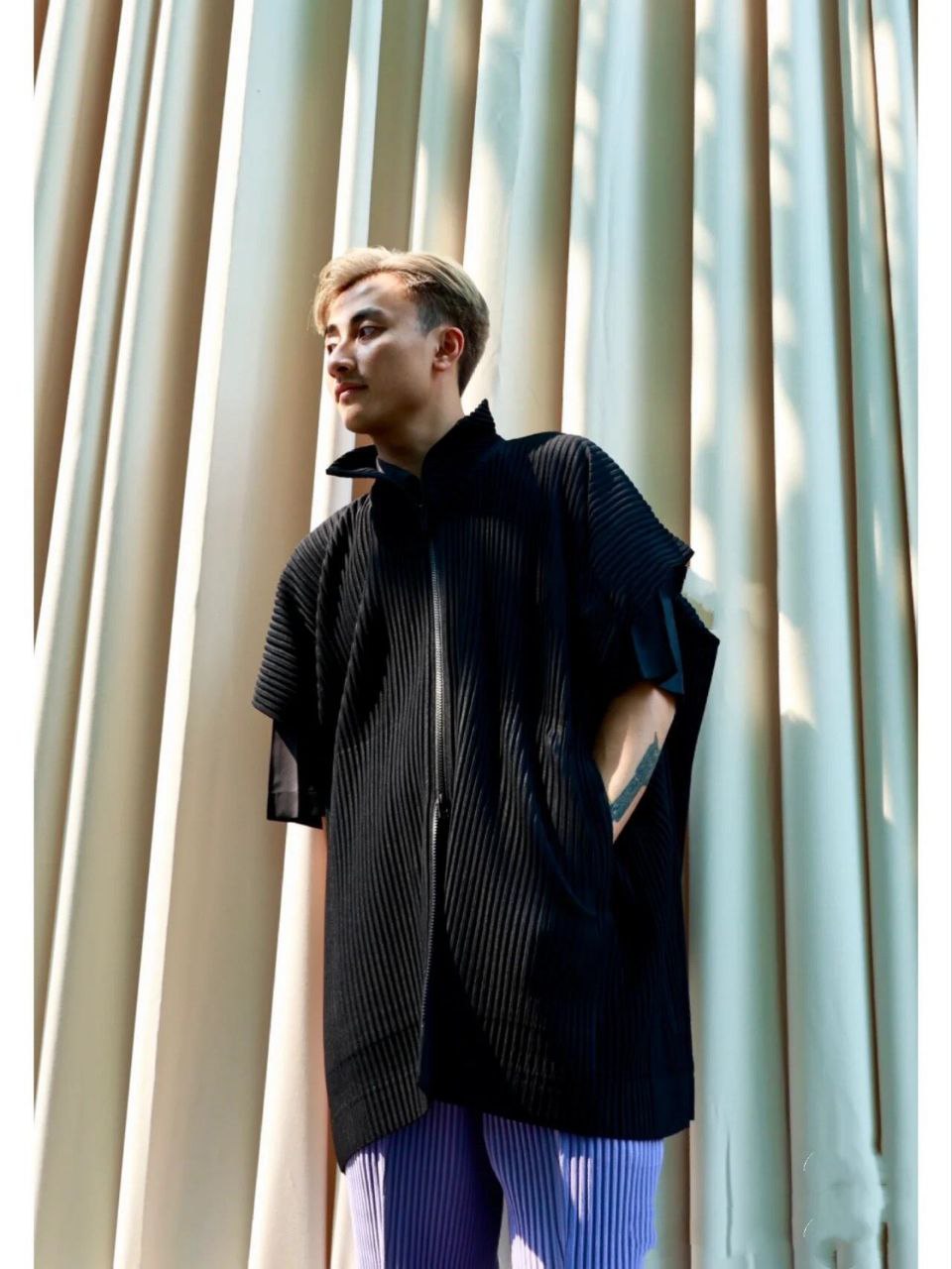 Issey Miyake Zip-Up Parka