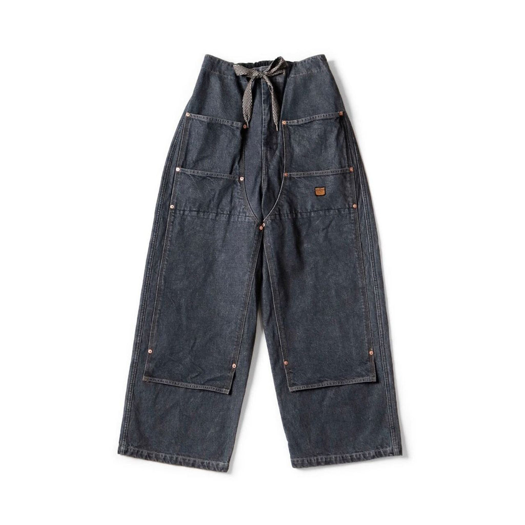 Kapital Denim Drawstring Baggy Jeans