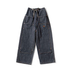 Kapital Denim Drawstring Baggy Jeans