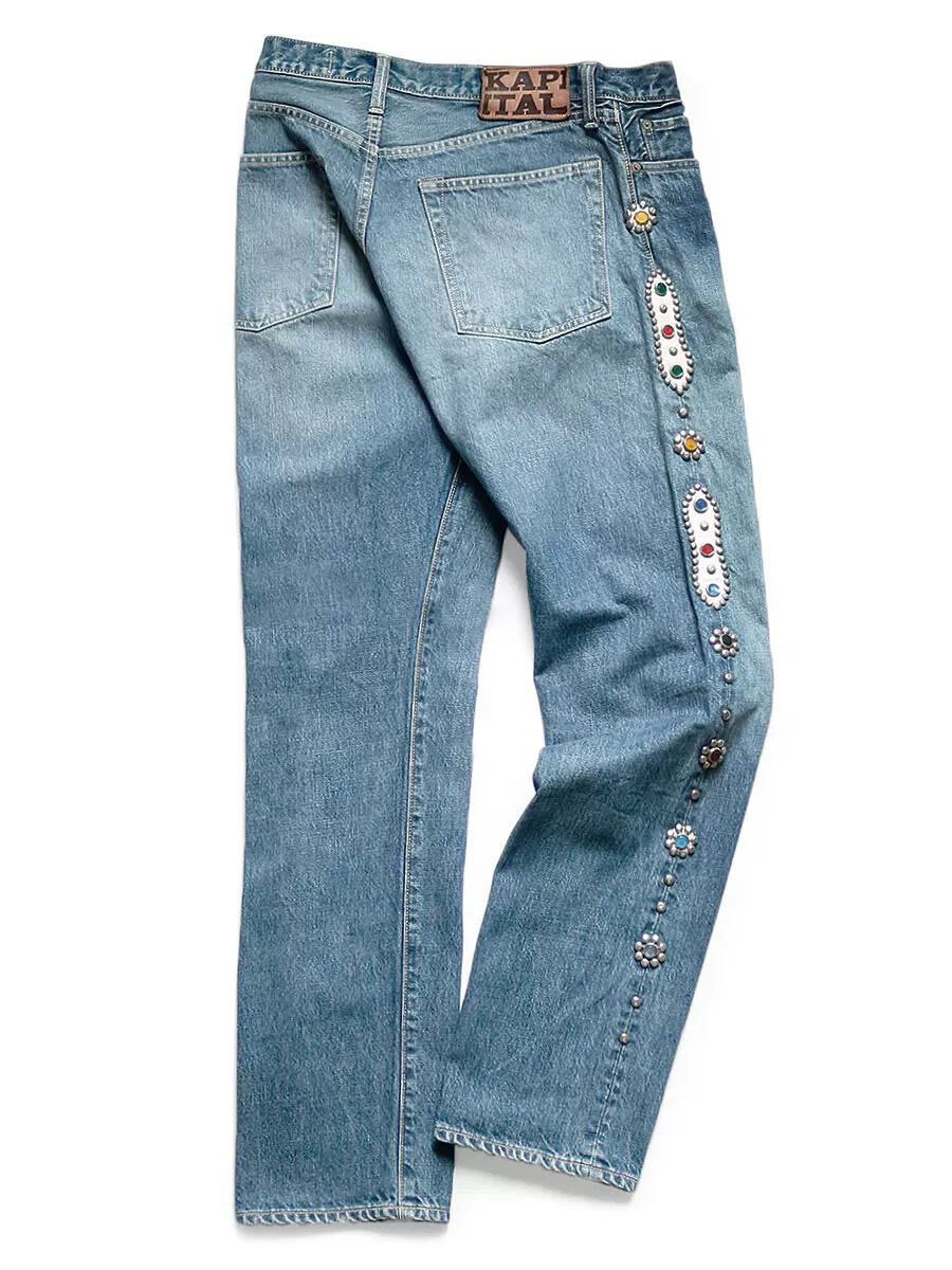 Kapital Straight Gemstone Jeans