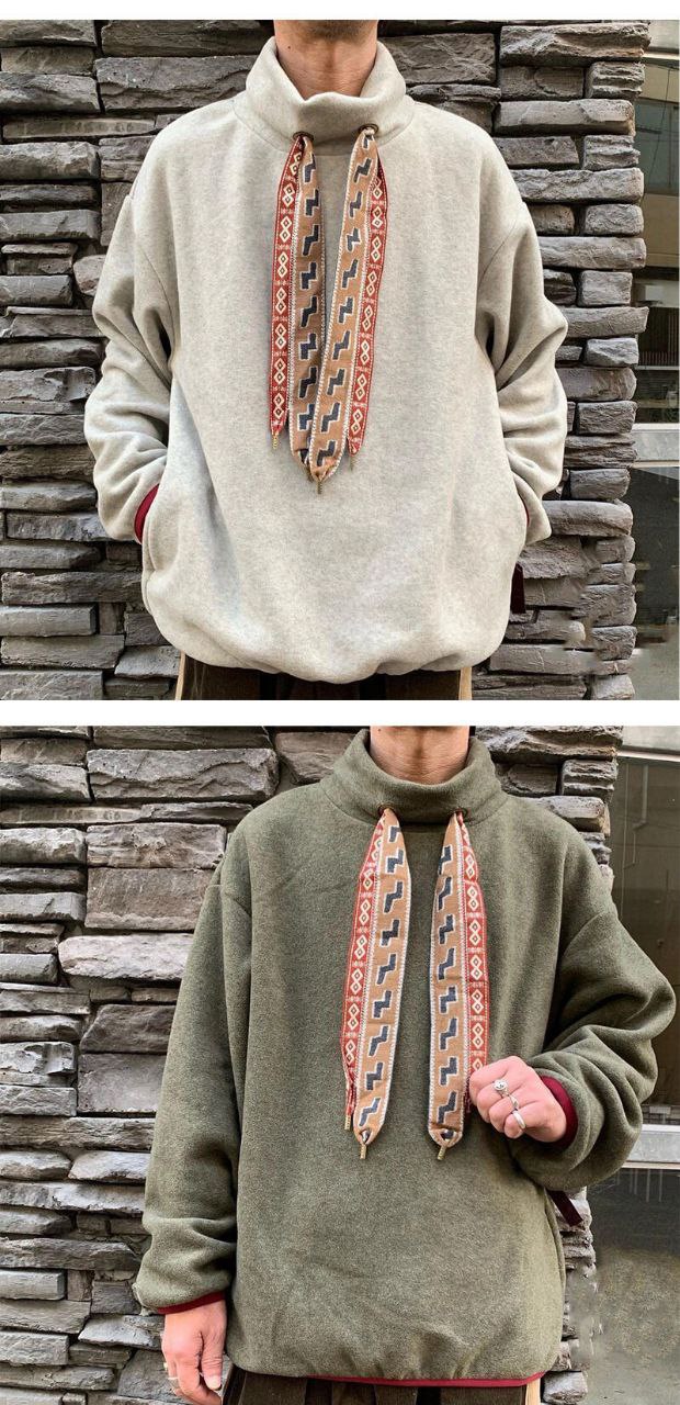 Hiraya Kazuhiro Streetwear Turtleneck Sweatshirt