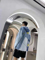 Kapital Kountry Reconstructed Denim Smiley Baha Hoodie