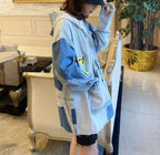 Kapital Kountry Reconstructed Denim Smiley Baha Hoodie