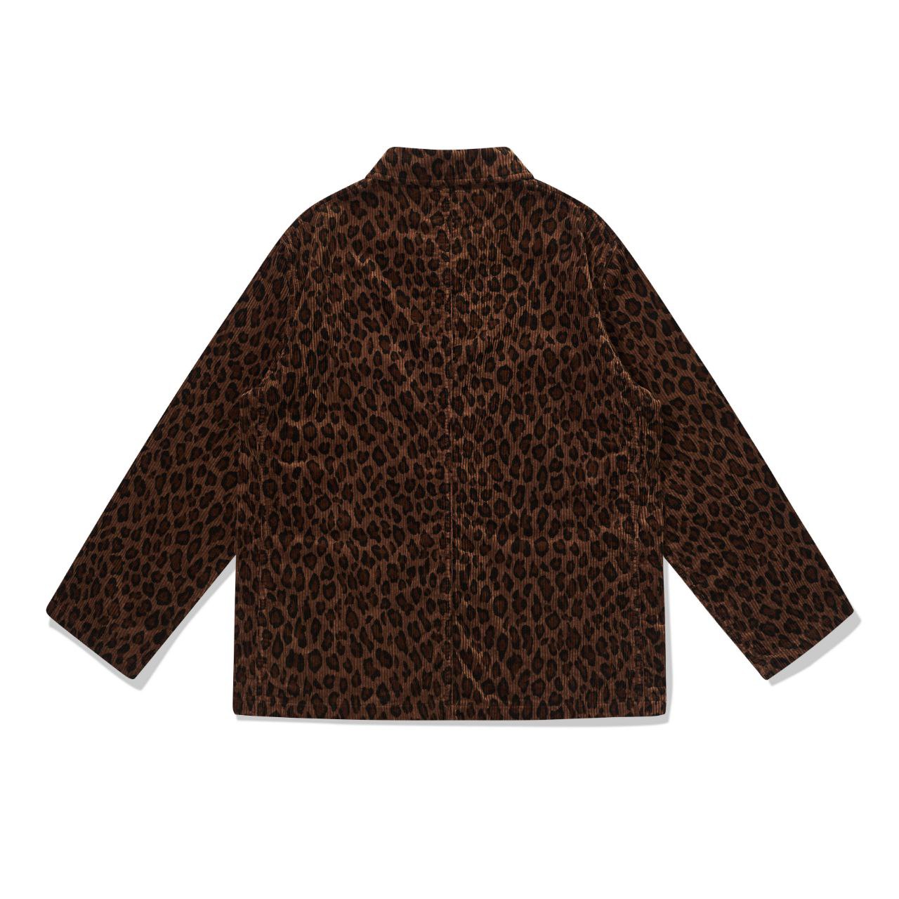 Jelado Corduroy Leopard Print Coat