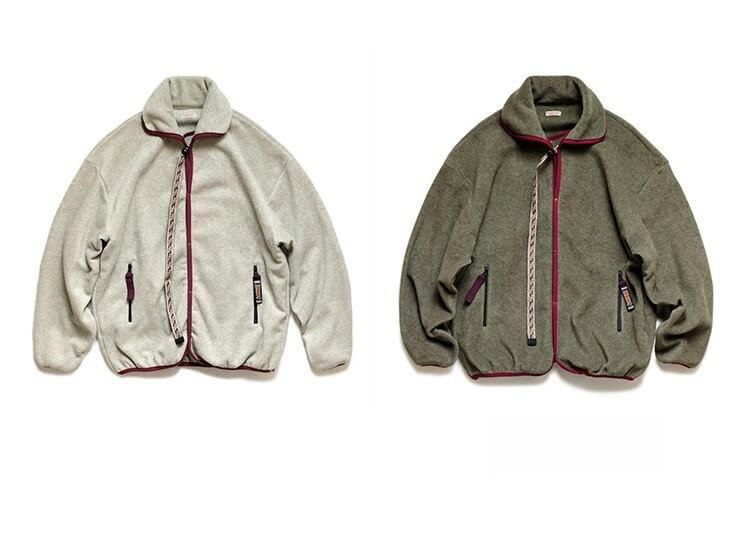 Kapital Fleece Reverse Zip-Up Jacket