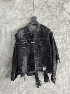 Maison Mihara Yasuhiro 24FW Destroyed Denim Jacket