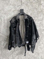 Maison Mihara Yasuhiro 24FW Destroyed Denim Jacket