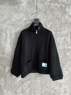 Maison Mihara Yasuhiro Padded Zip-Up Cardigan