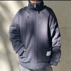 Maison Mihara Yasuhiro Padded Zip-Up Cardigan