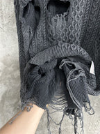 Maison Mihara Yasuhiro Destroyed Turtleneck Sweater