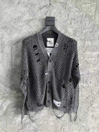 Maison Mihara Yasuhiro Destroyed Cardigan