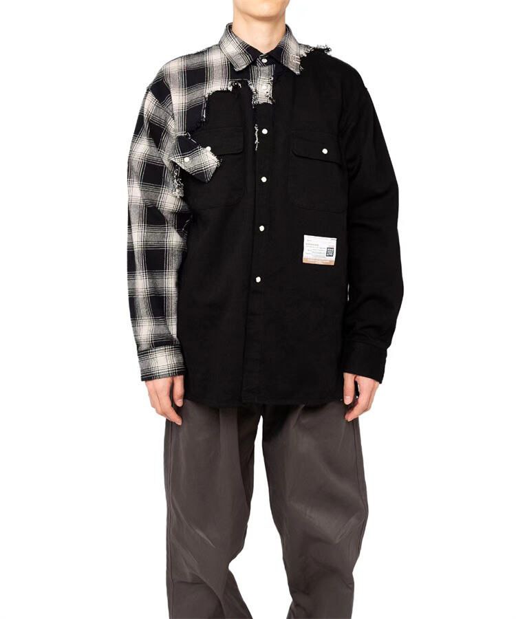 Maison Mihara Yasuhiro AW22 Distressed Shirt