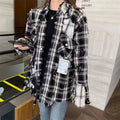 Maison Mihara Yasuhiro Plaid Flannel Shirt