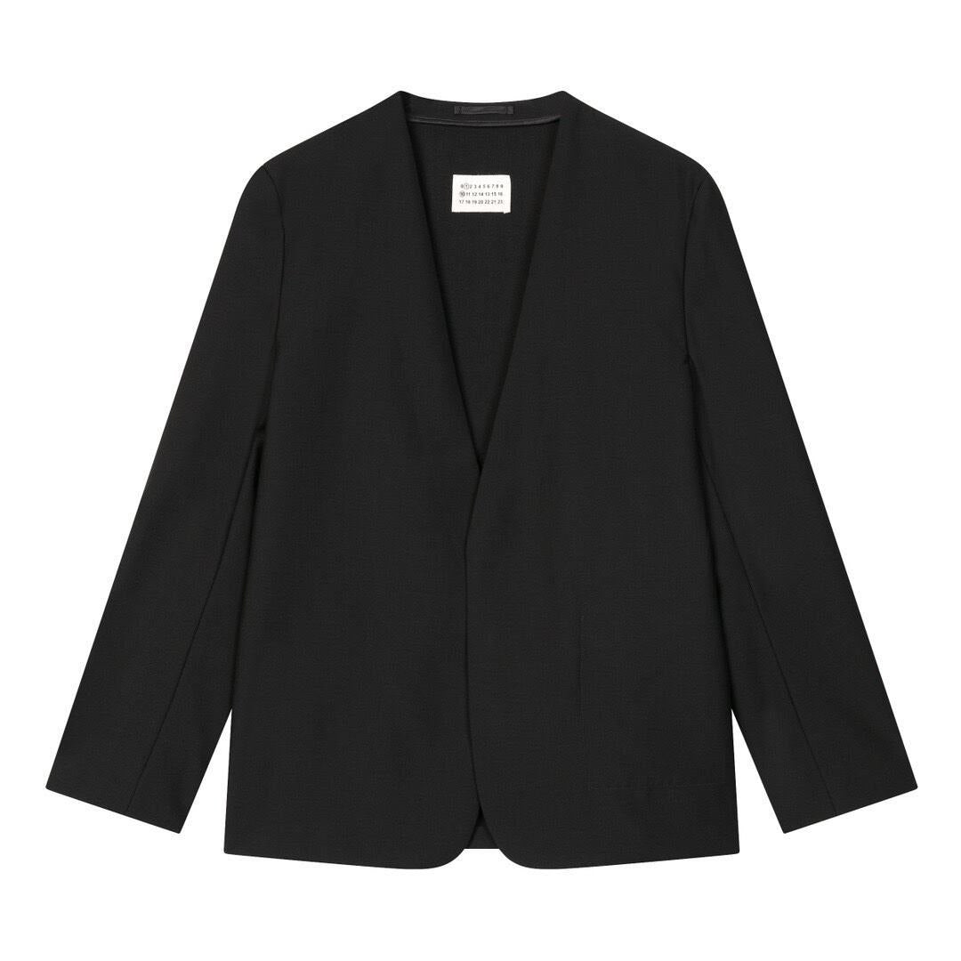 Maison Margiela Collarless Suit Jacket