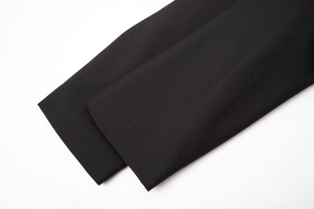 Maison Margiela Collarless Poplin Wool Jacket
