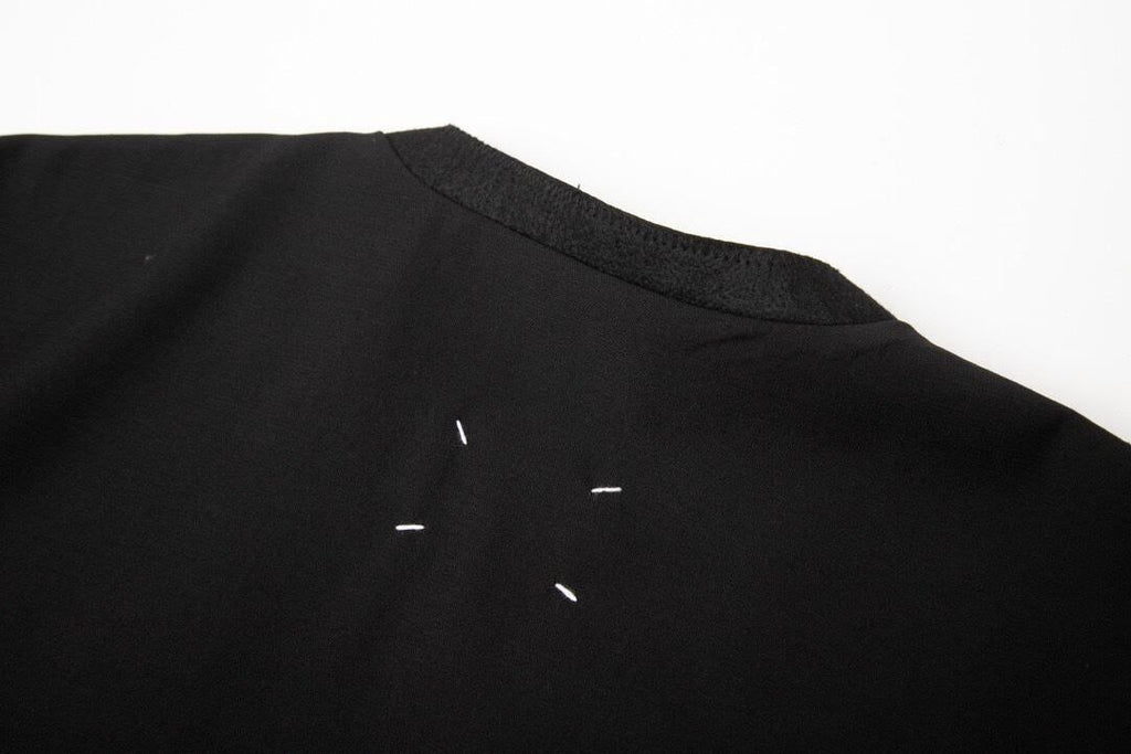 Maison Margiela Collarless Poplin Wool Jacket