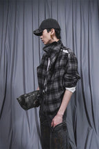 Y/Project Snap-Off Flannel Shirt
