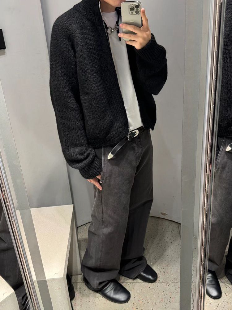 Our Legacy Wool Zip-Up Sweater