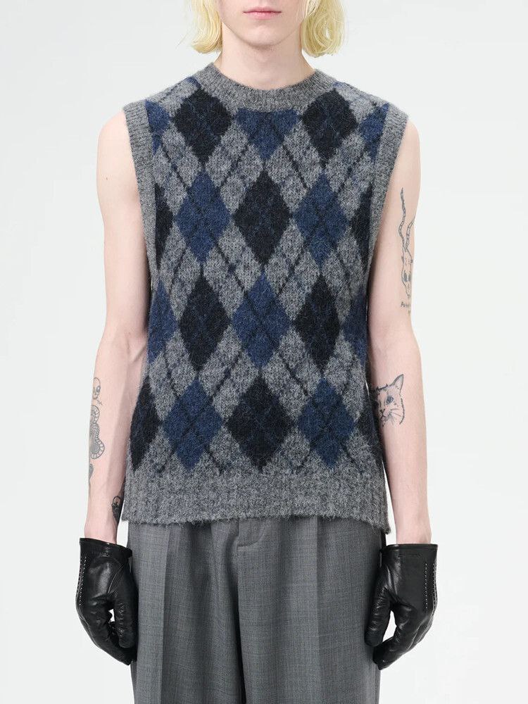 Our Legacy Argyle Knit Vest