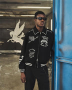 Represent Zip-Up Bomber Jacket