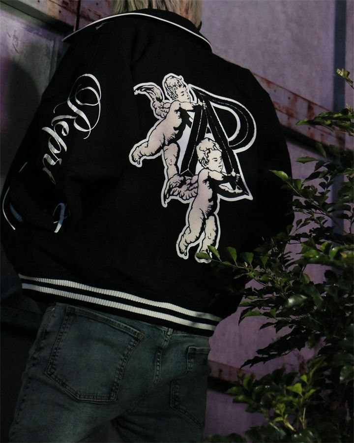 Represent Zip-Up Bomber Jacket