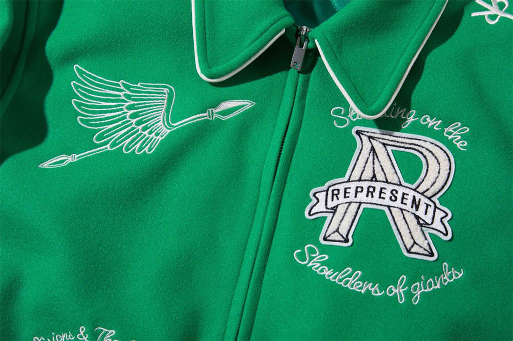 Represent Zip-Up Bomber Jacket