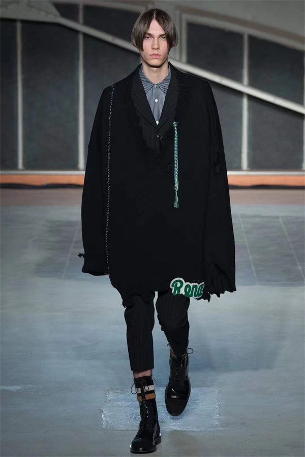 Raf Simons FW16 V-Neck Wool Sweater