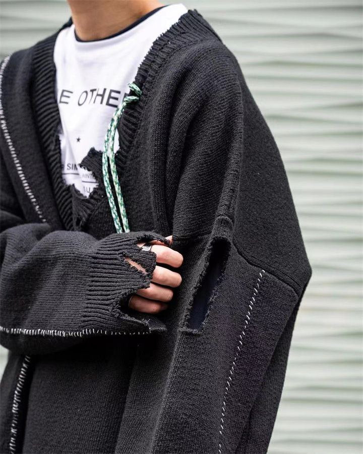 Raf Simons FW16 V-Neck Wool Sweater