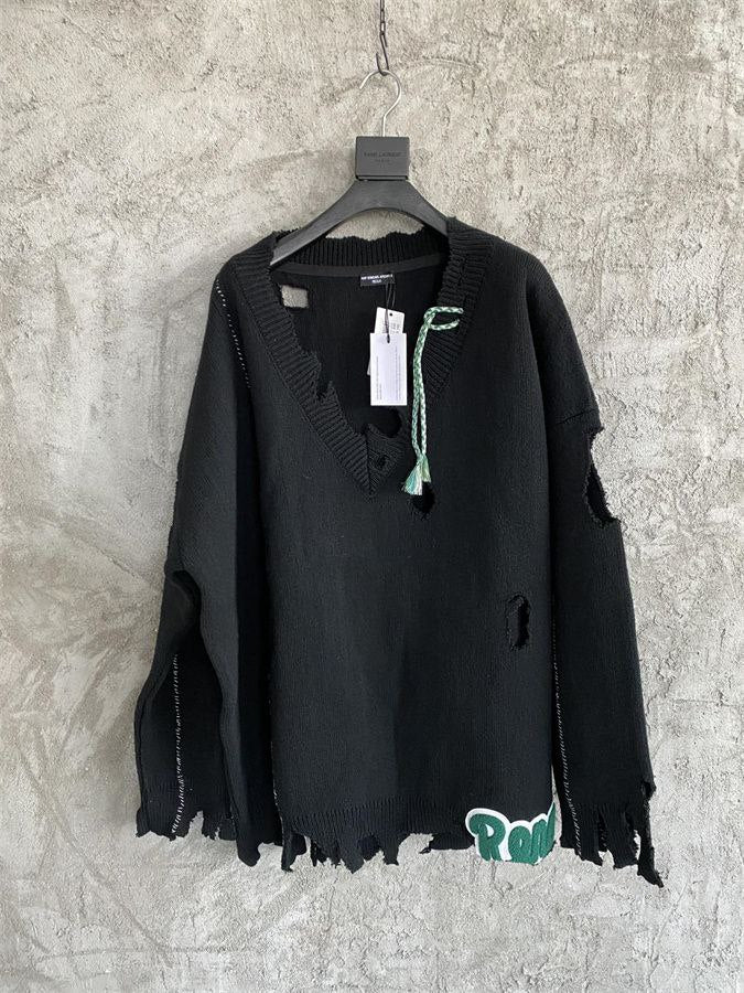 Raf Simons FW16 V-Neck Wool Sweater