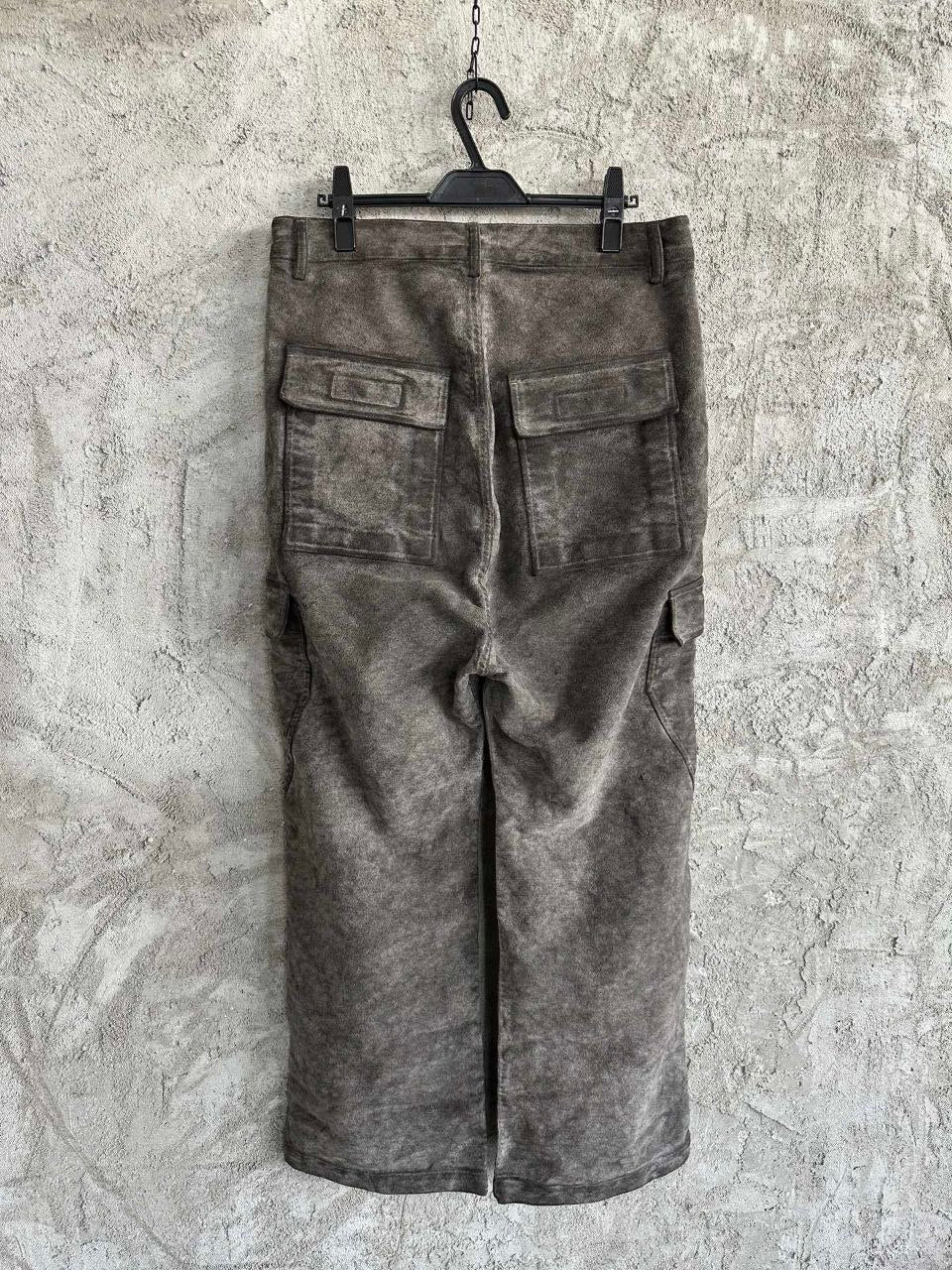 Rick Owens DRKSHDW Cotton Moleskin Cargo Trousers