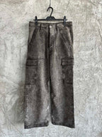 Rick Owens DRKSHDW Cotton Moleskin Cargo Trousers