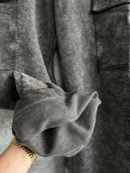 Rick Owens DRKSHDW Cotton Moleskin Cargo Trousers