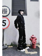 Rick Owens DRKSHDW Waxed Bolan Bootcut Jeans