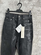 Rick Owens DRKSHDW Waxed Bolan Bootcut Jeans