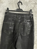 Rick Owens DRKSHDW Waxed Bolan Bootcut Jeans