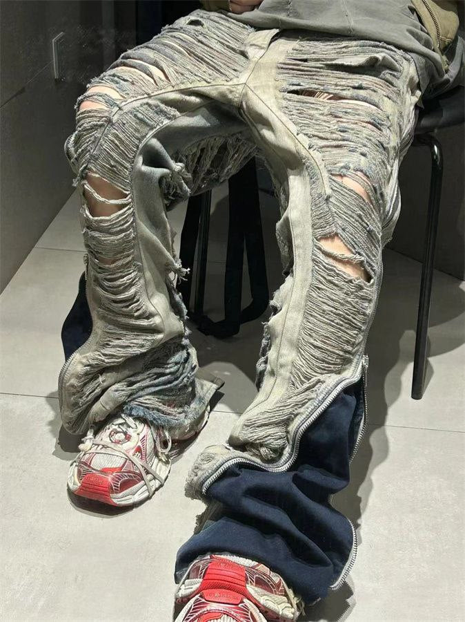 Rick Owens DRKSHDW Blue Bolan Banana Jeans