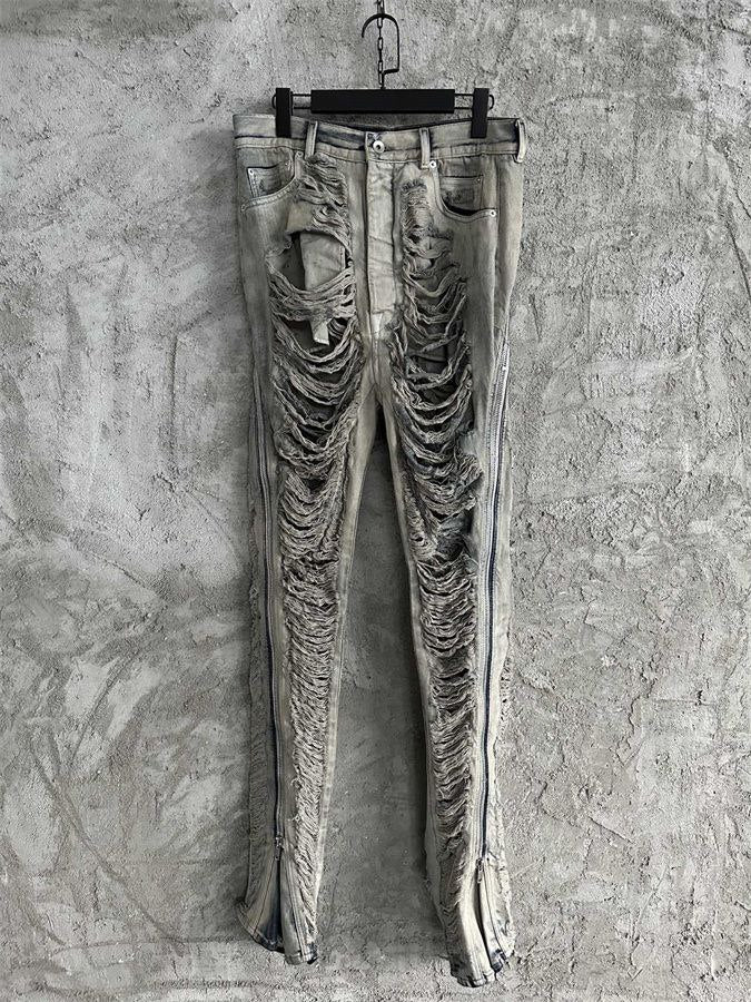 Rick Owens DRKSHDW Blue Bolan Banana Jeans