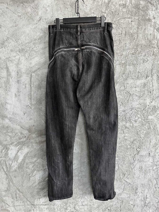 Rick Owens Bolan Zip-Detailed Flared Jeans