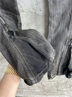 Rick Owens Bolan Zip-Detailed Flared Jeans