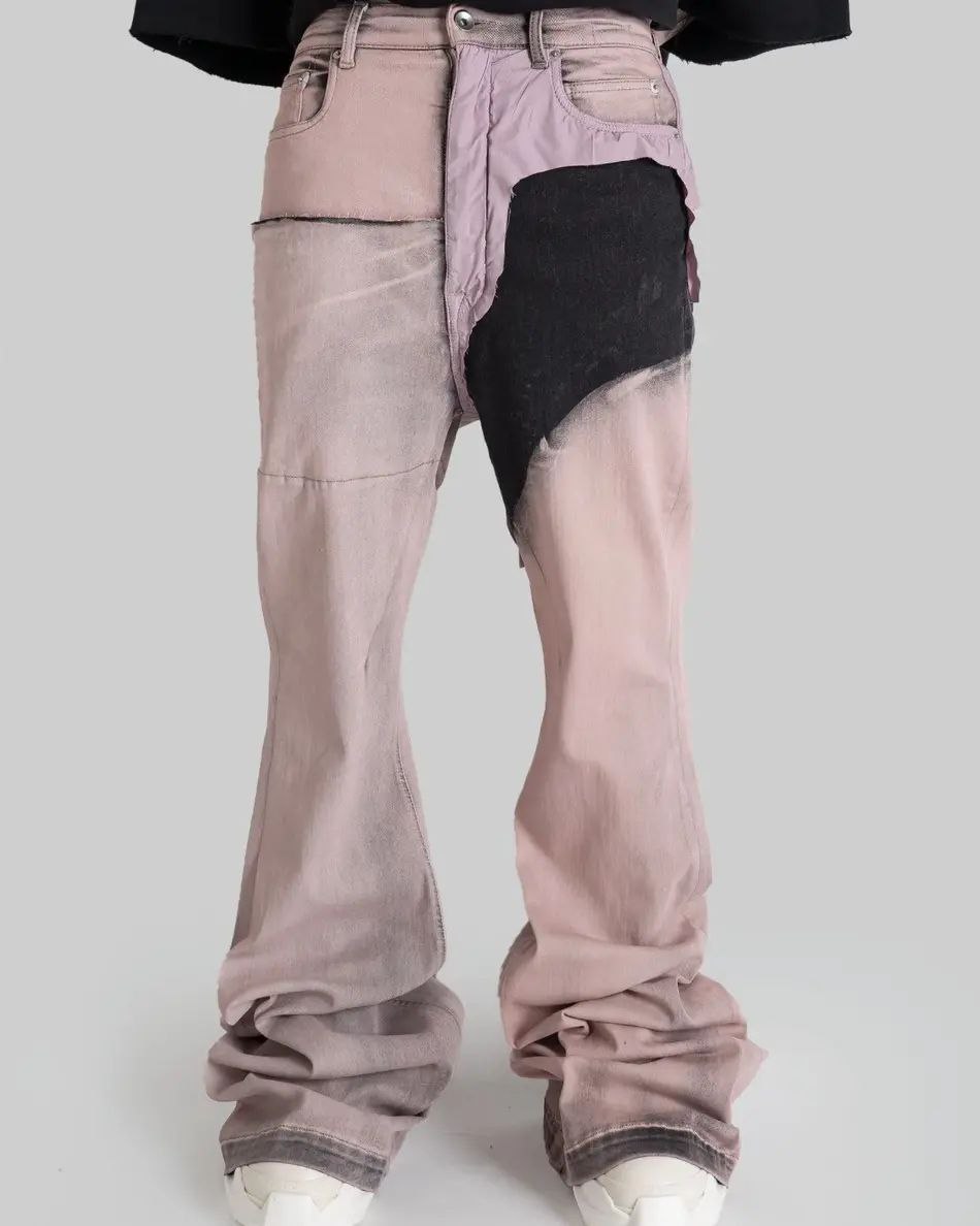Rick Owens DRKSHDW Bootcut Bolan Jeans Faded Pink